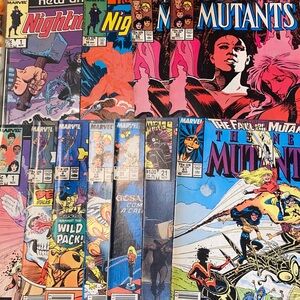 Marvel Vibrant Comic Book Set with Red and Blue Covers